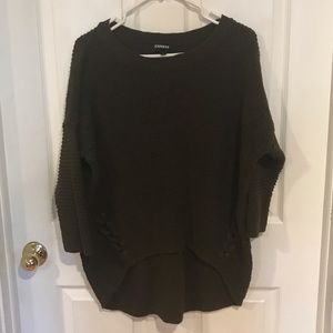 Express Olive green sweater size l